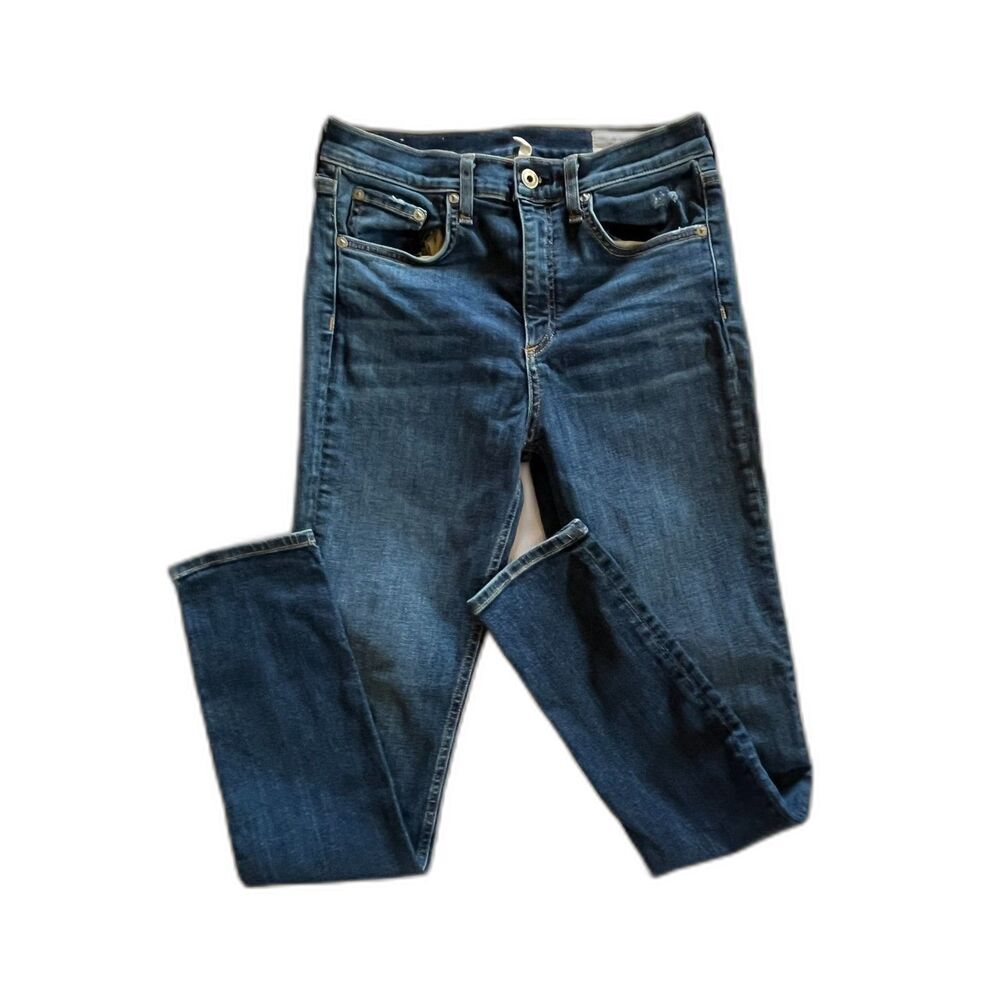 Rag & Bone Women Dark Wash Skinny Jean High Rise 27